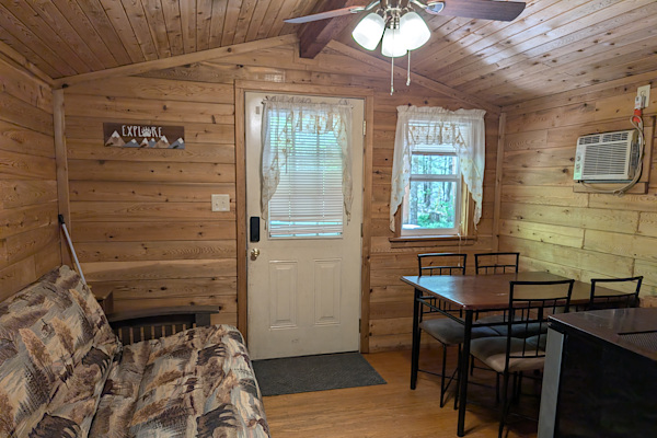Deluxe Cabin 5 Living Area