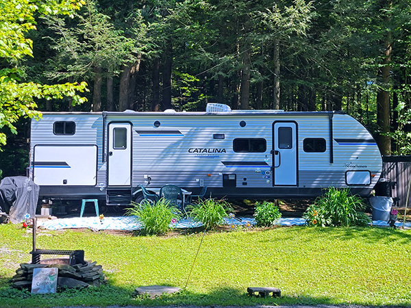 Seasonal Campsite at Lakeside Campground