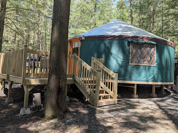 New Family Yurt Kitchen Area