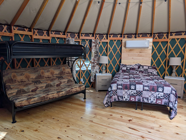 New Family Yurt Deck