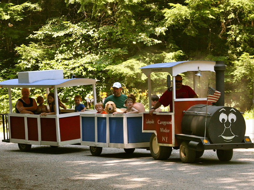 Lakeside Campground Train Rides